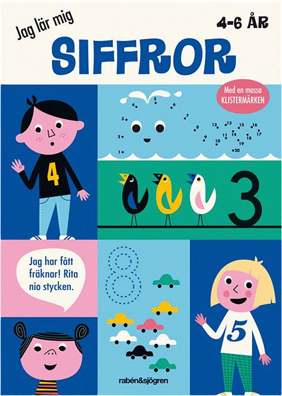 Pysselbok, Jag lär mig Siffror, från Norstedts.
