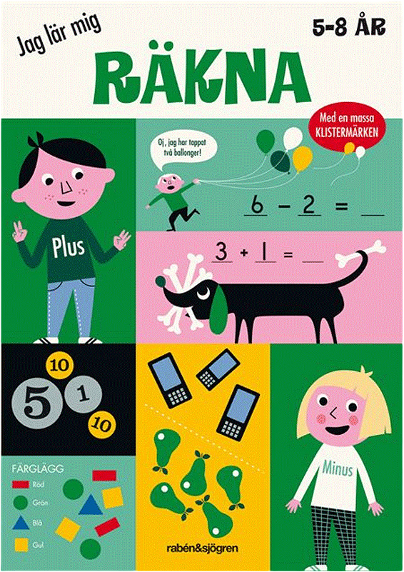 Pysselbok, Jag lär mig räkna, från Norstedts.