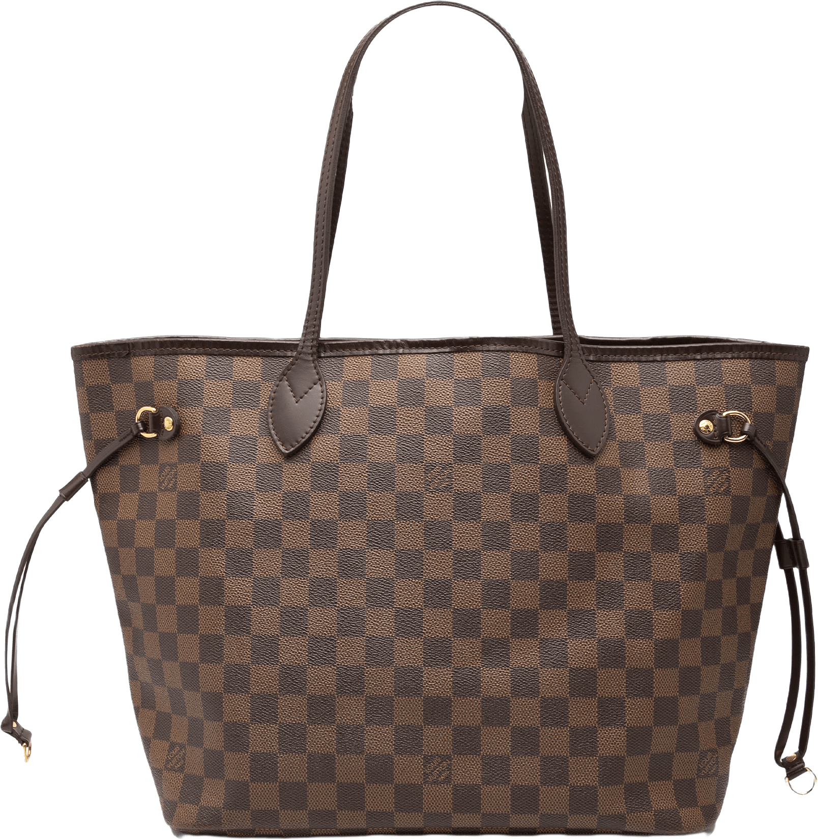 Louis Vuitton Damier Ebene Neverfull Mm, från Luxclusif, i färgen brown.