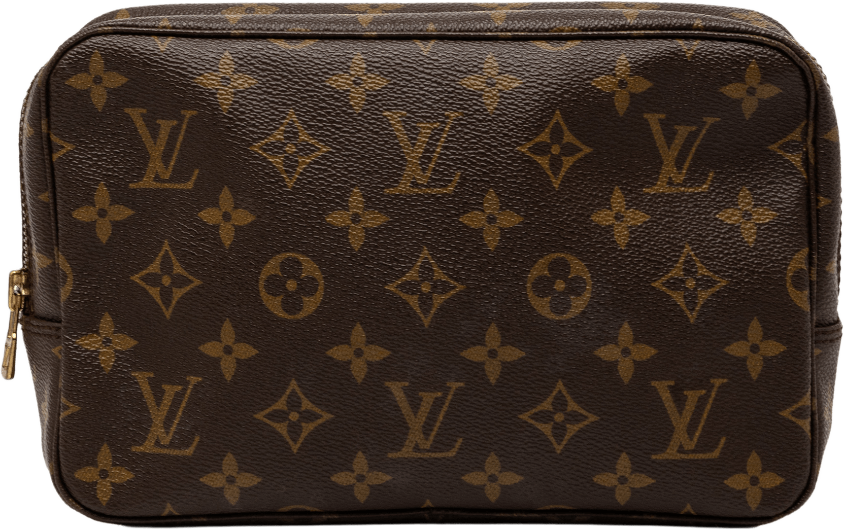 Louis Vuitton Monogram Trousse Toilette 23, från Luxclusif, i färgen brown.