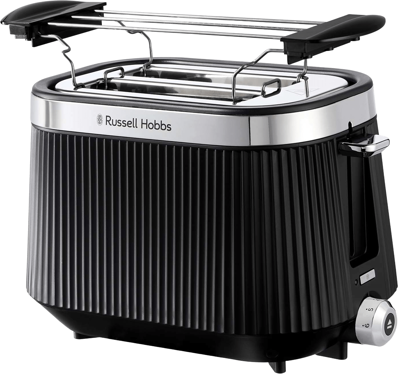 Brödrost Brontë 2-skivors, från Russell Hobbs, i färgen svart.