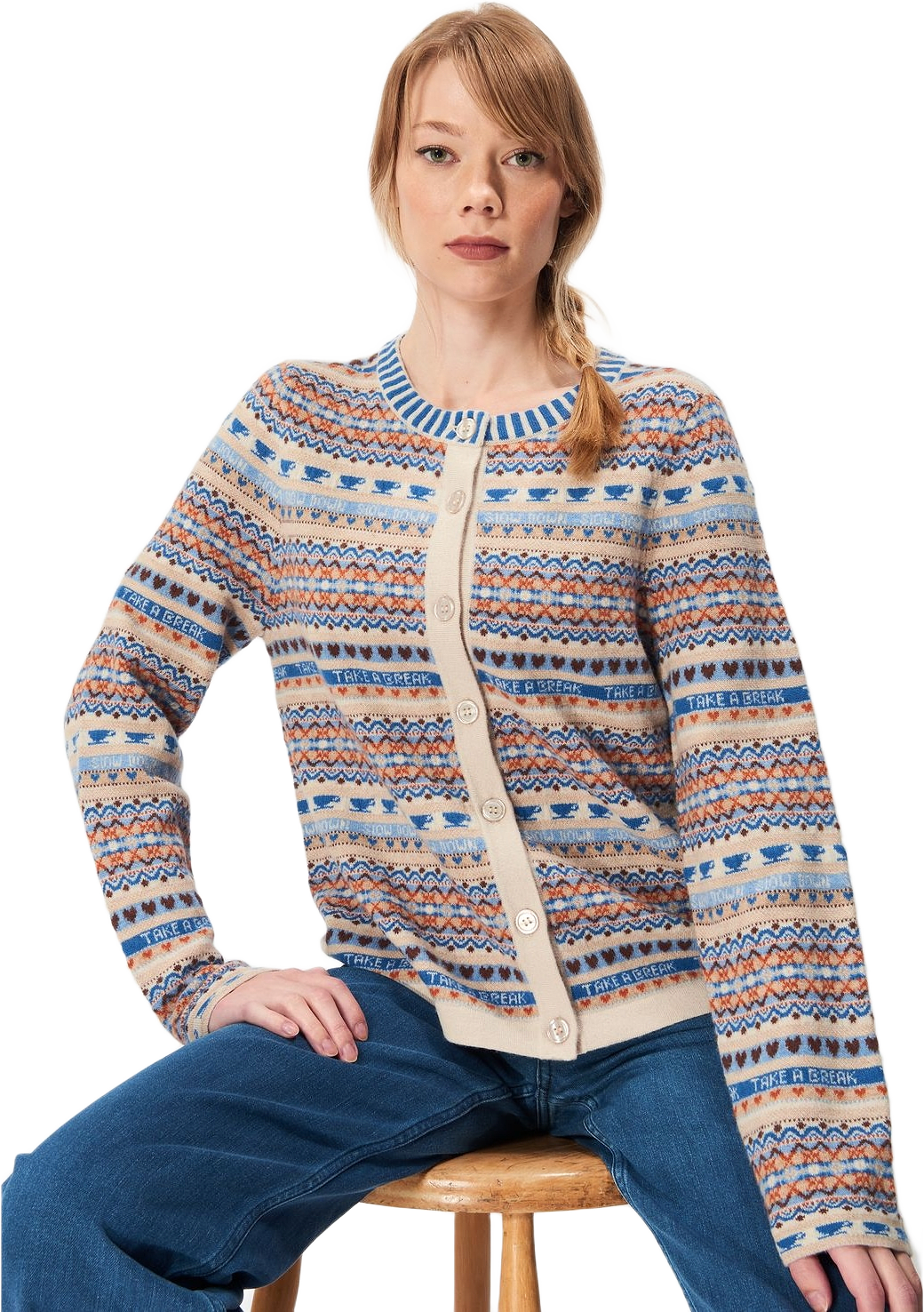 Anna Lisa Cardigan Beige