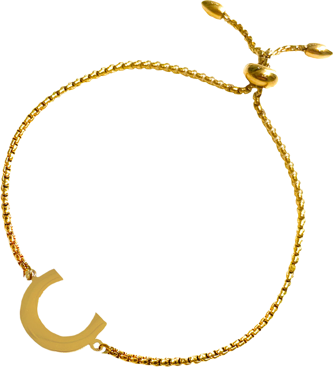 New Identity Bracelet D Gold