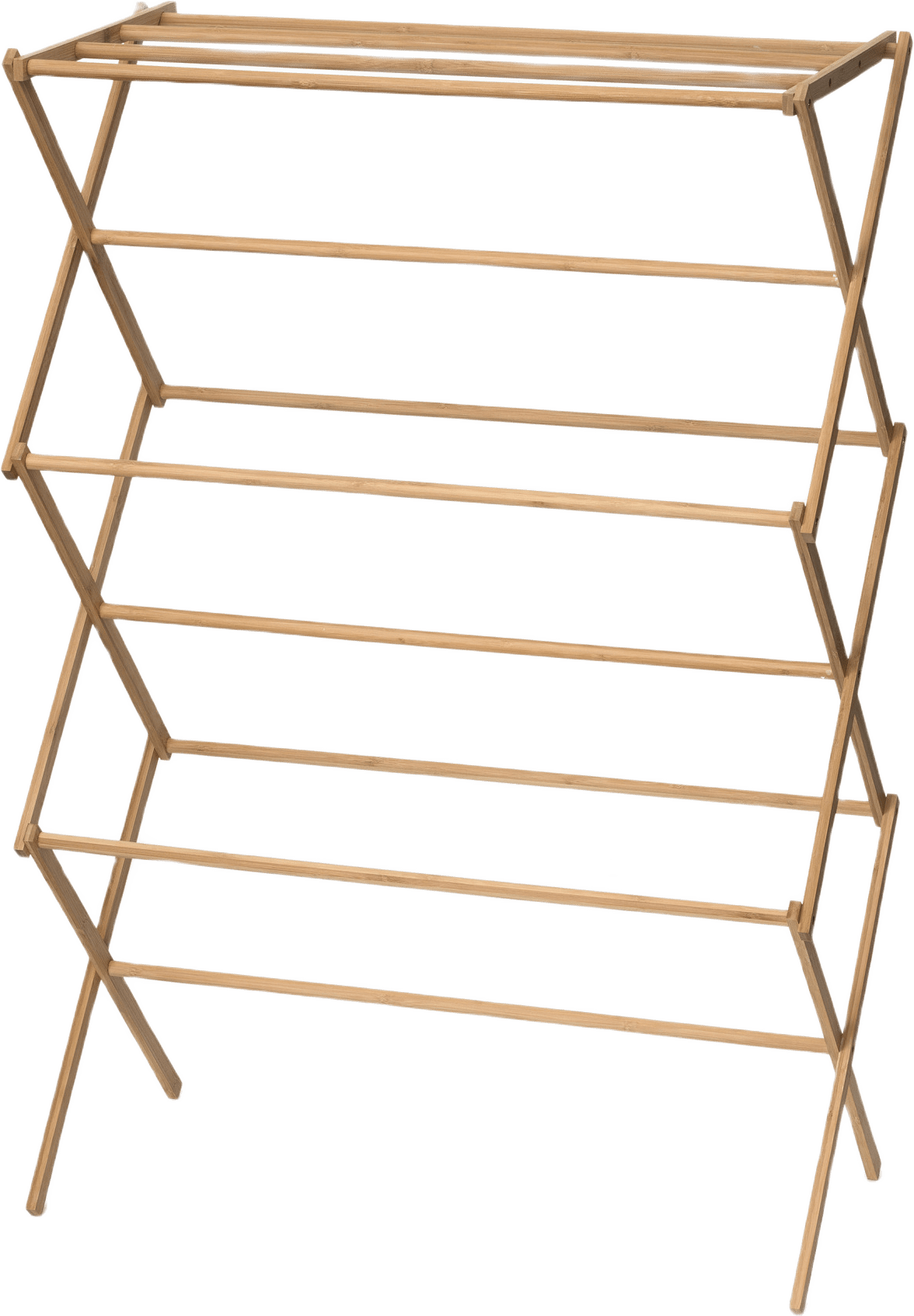 Hopfällbar torkställning i bambu, från Åhléns Home.