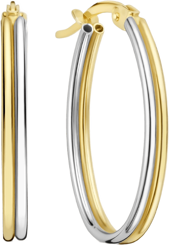 Rivoli 14 Karat Guld Creoler
