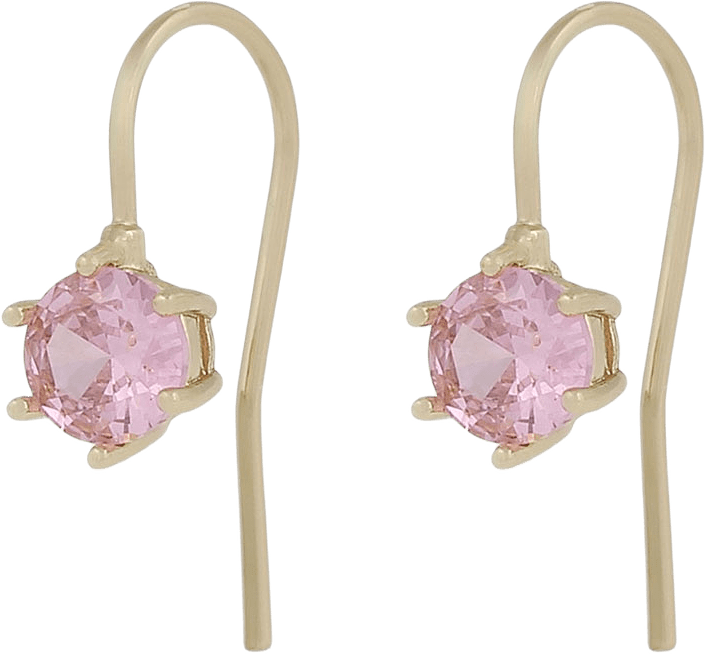 Callie Hook Crystal Ear, från SNÖ of Sweden, i färgen g/light pink.