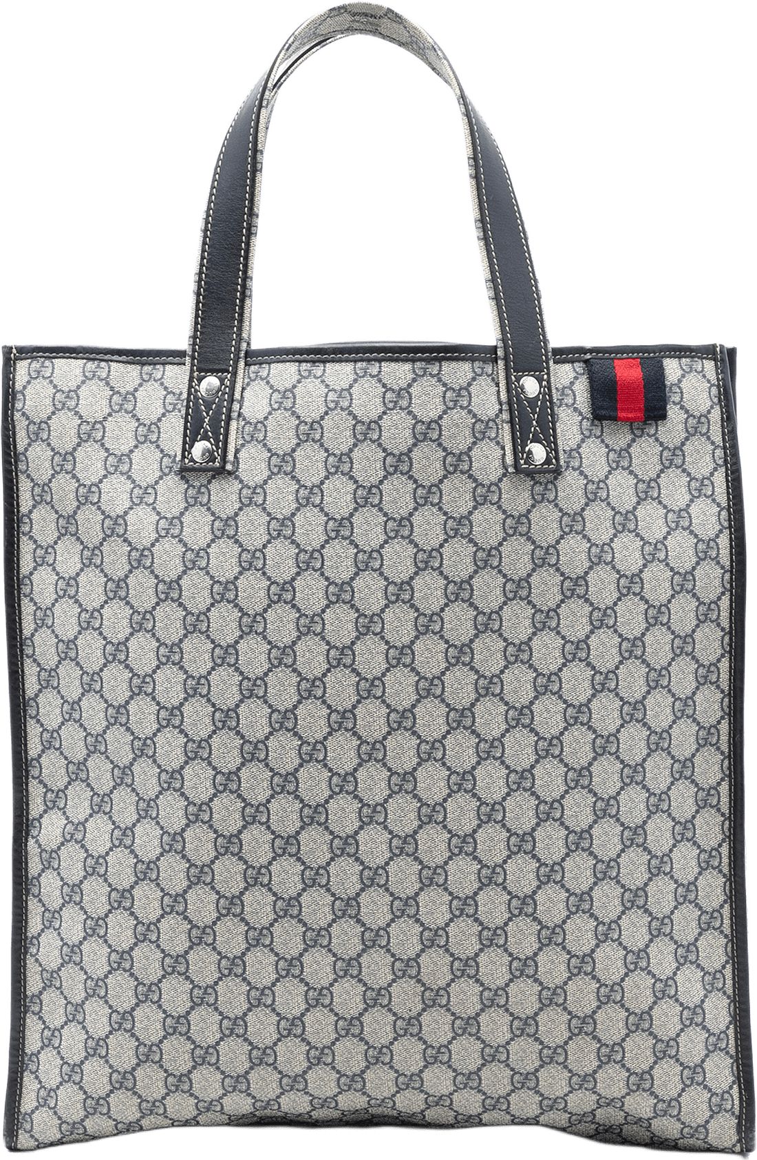 Gucci Gg Supreme Web Tote, från Luxclusif, i färgen beige.