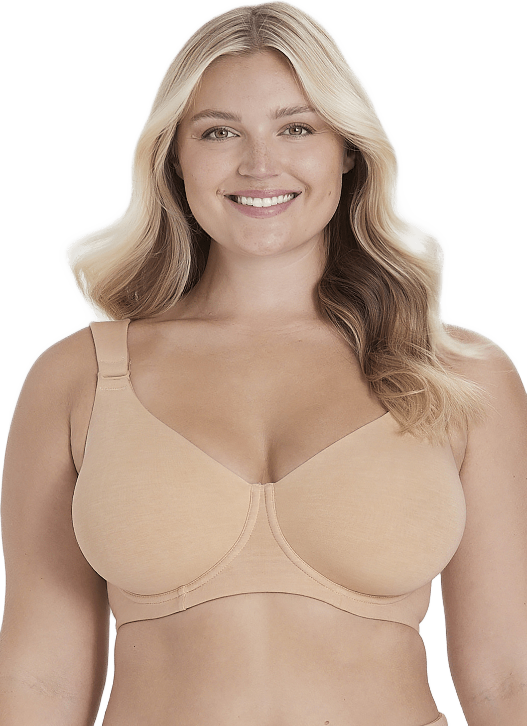 Organic Cotton T-shirt Bh, från Miss Mary of Sweden, i färgen beige.