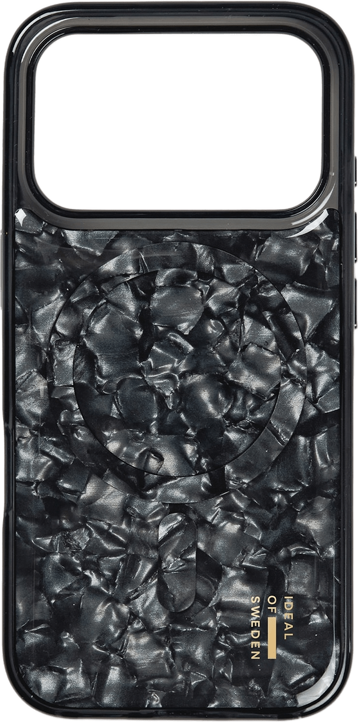 Pearlised Case Magsafe Iphone, från Ideal Of Sweden, i färgen black.