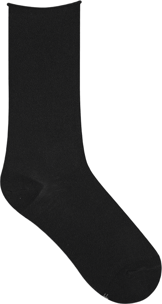 Socka Roll-top, från BleuForêt, i färgen Black.