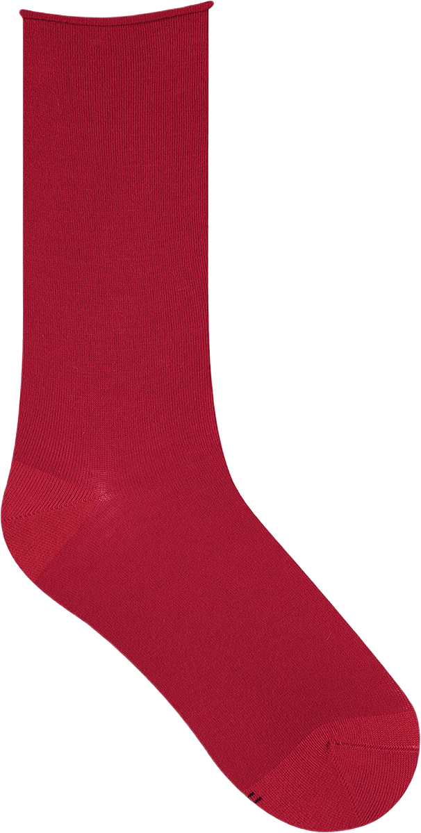 Socka Roll-top, från BleuForêt, i färgen Red.