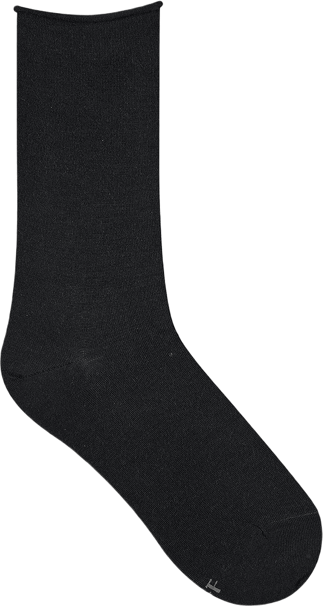 Socka Roll-top, från BleuForêt, i färgen Black.
