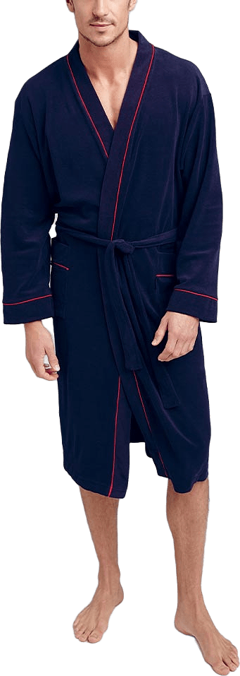 Bathrobe, från Jockey, i färgen Navy.