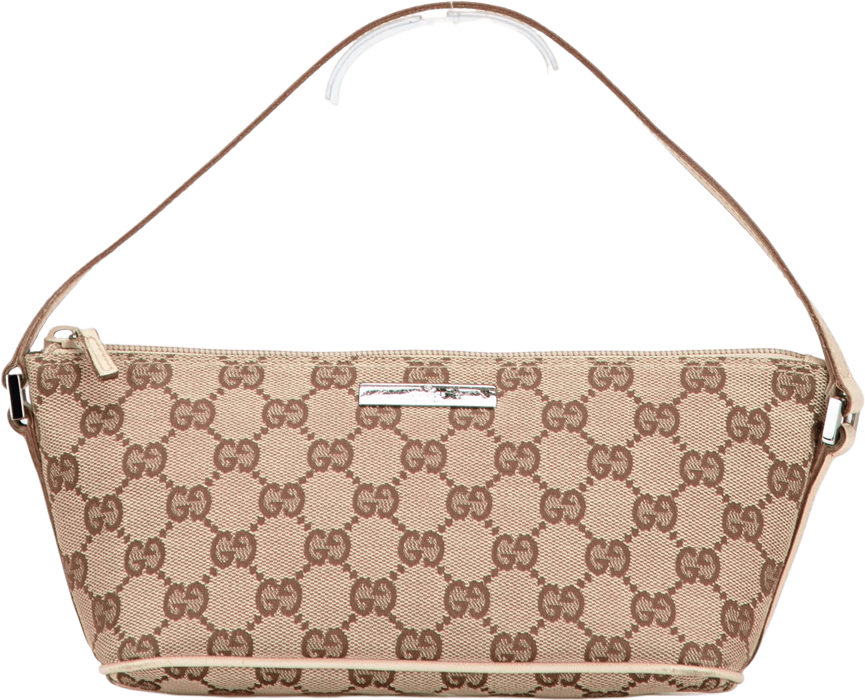 Gucci Gg Canvas Boat, från Luxclusif, i färgen brown.