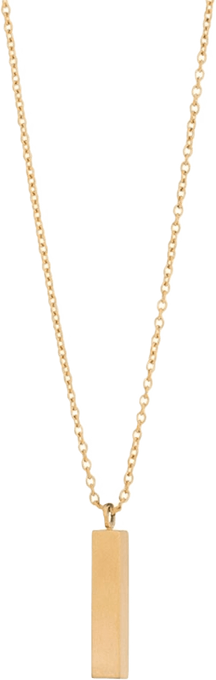 Hall Steel Necklace, från by BILLGREN, i färgen guld.