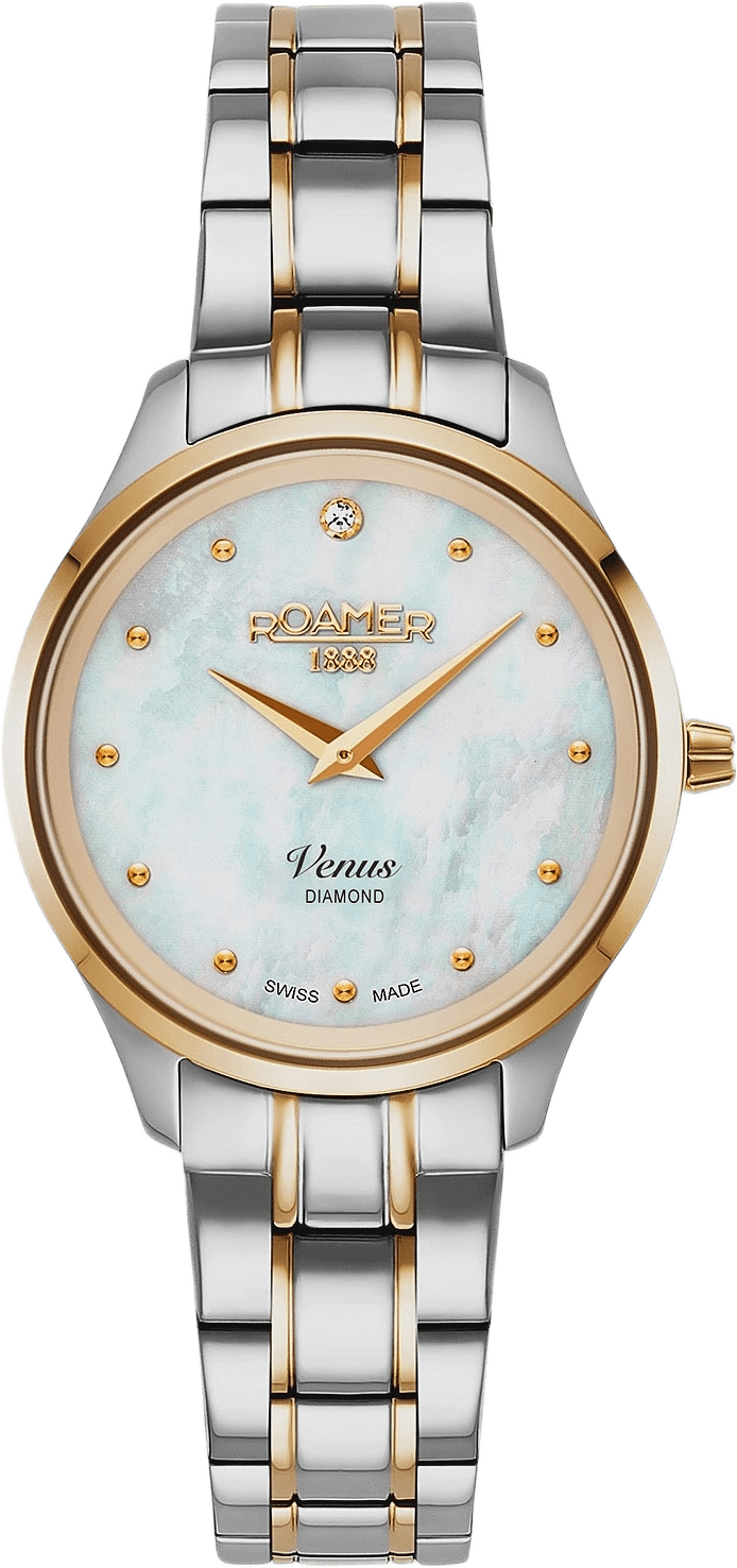 Roamer Venus Diamond Dam Pärlemor/bicolor Länk - 601857 47 89 20, från ROAMER, i färgen 1.