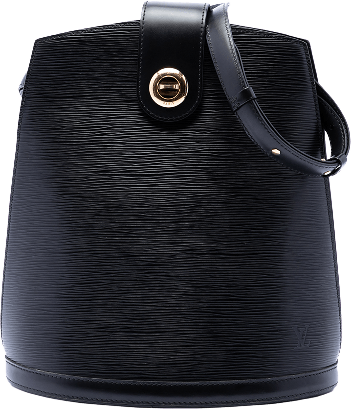 Louis Vuitton Epi Cluny, från Luxclusif, i färgen black.