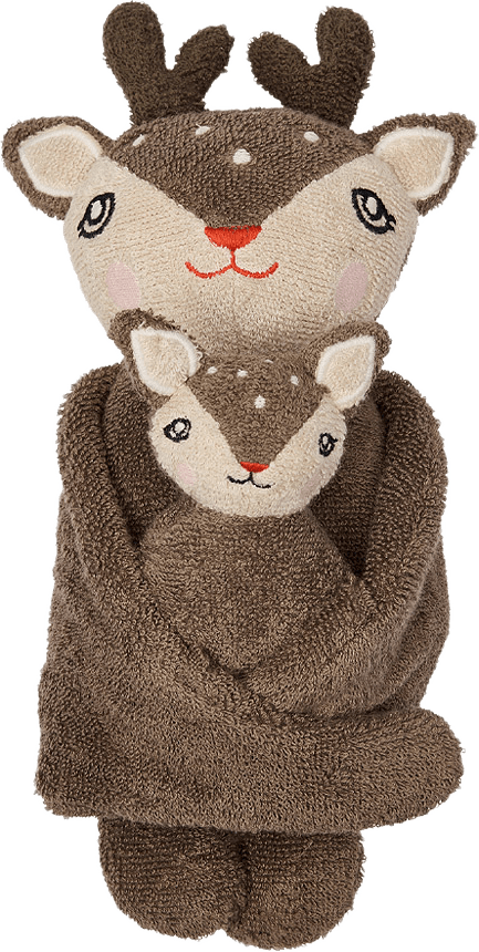 Dea & Baby Dac Deer, från OYOY Mini, i färgen taupe.