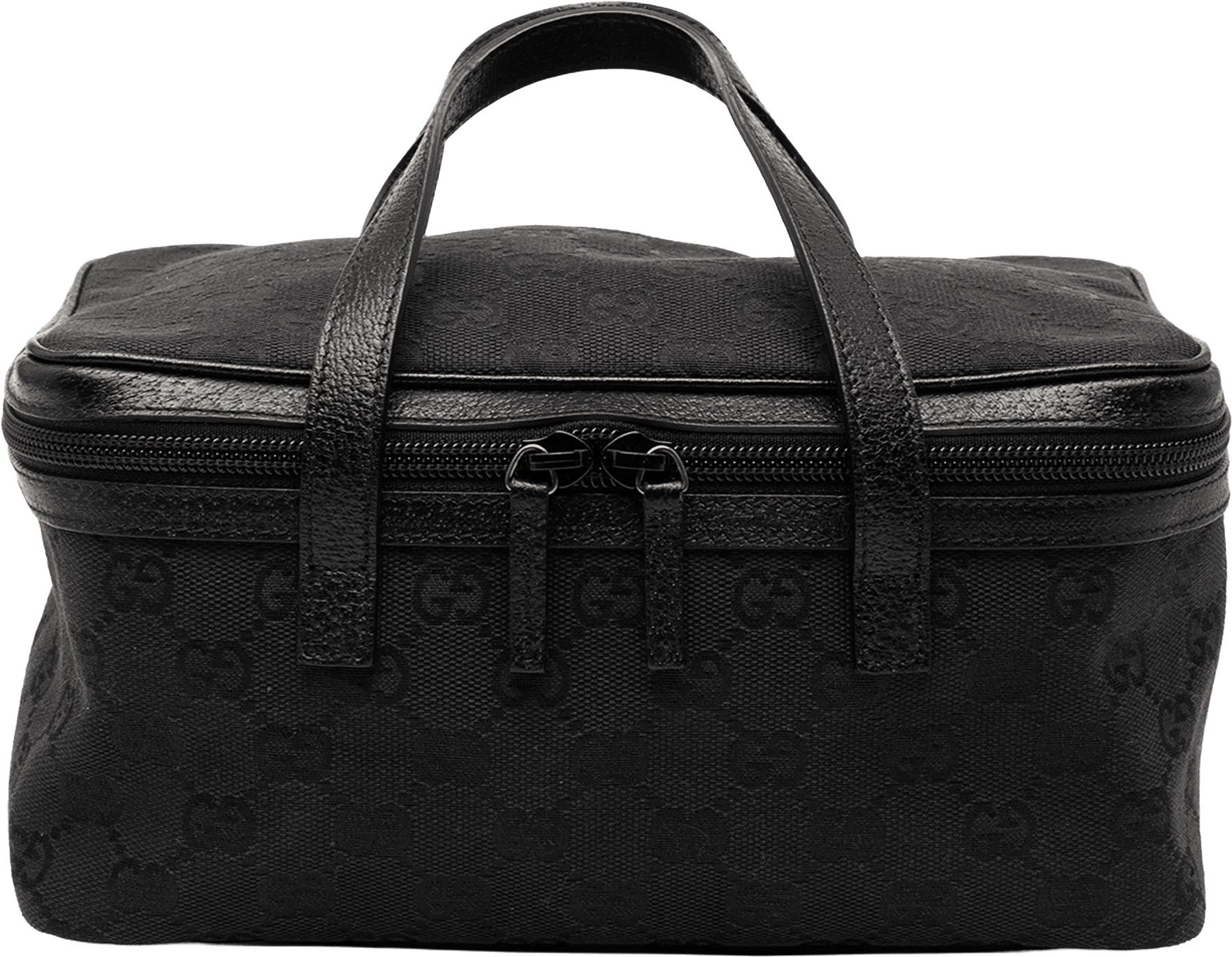 Gucci Gg Canvas Vanity Bag, från Luxclusif, i färgen black.