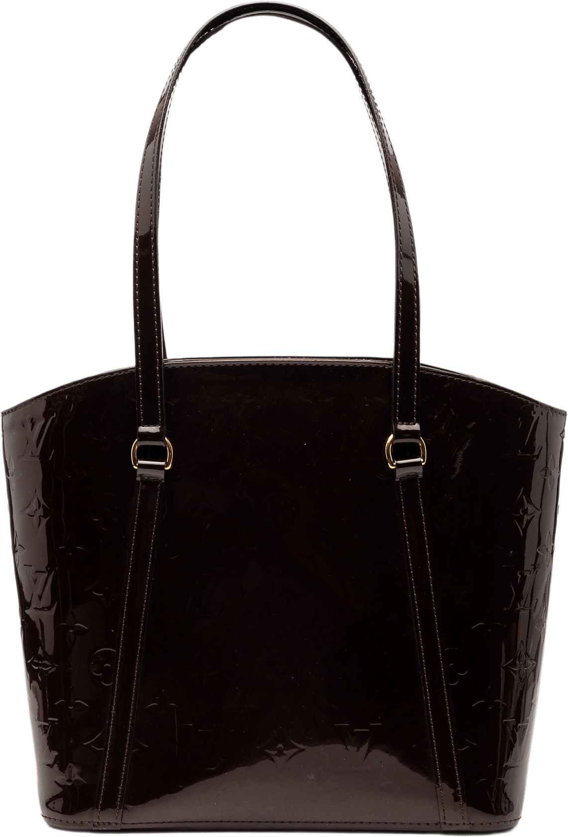 Louis Vuitton Monogram Vernis Avalon Mm, från Luxclusif, i färgen purpur.