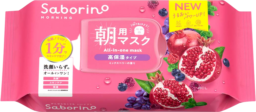 Morning Facial Sheet Mask Moisture Rich N, från Saborino.