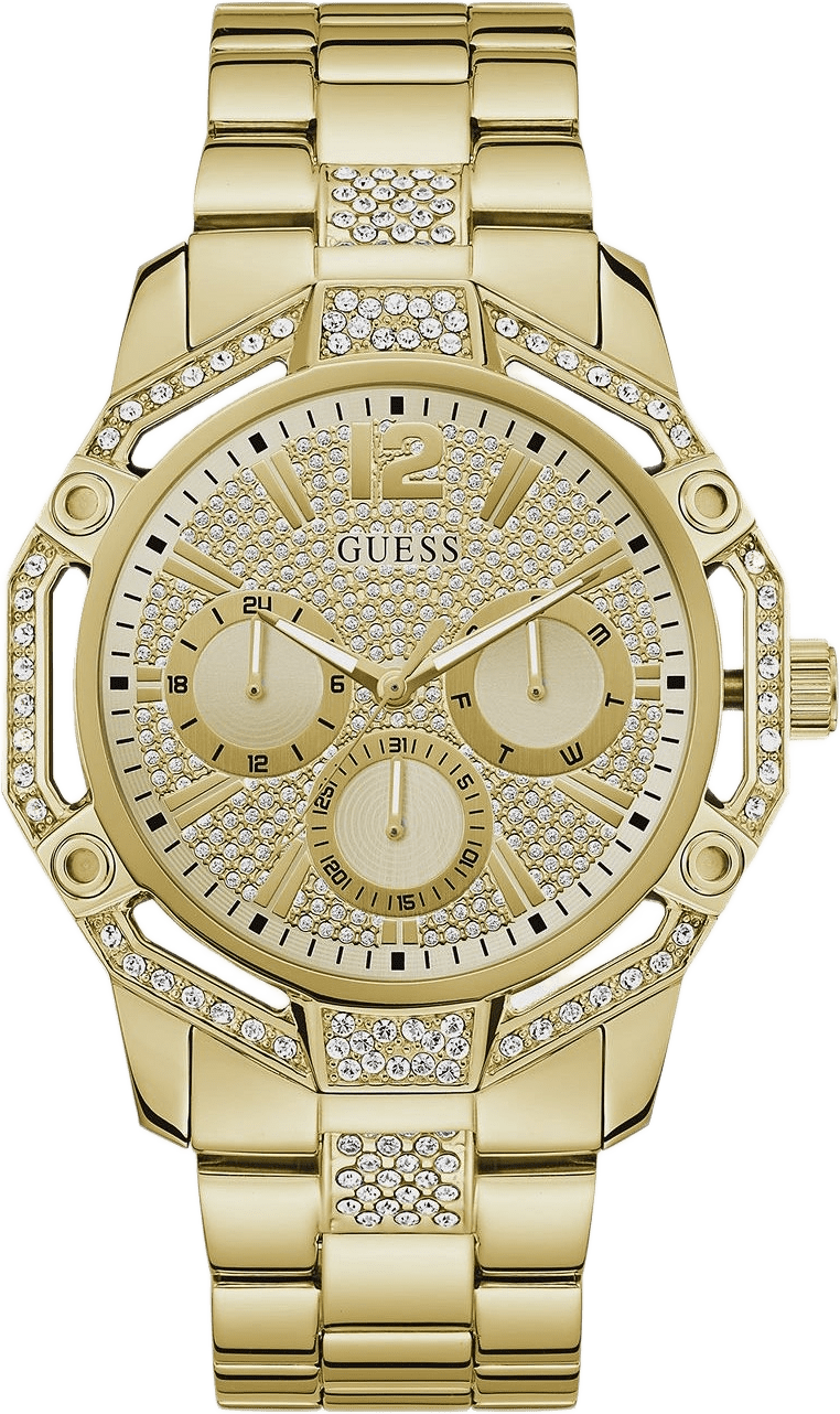 Guess Regal Herr, Guld, Metallband- Gw0990g2, från Guess, i färgen 1.