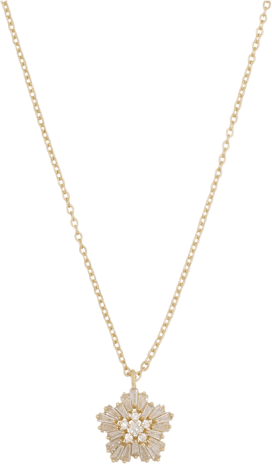 Snö Icon Small Pendant Crystal Neck 45, från SNÖ of Sweden, i färgen g/clear.