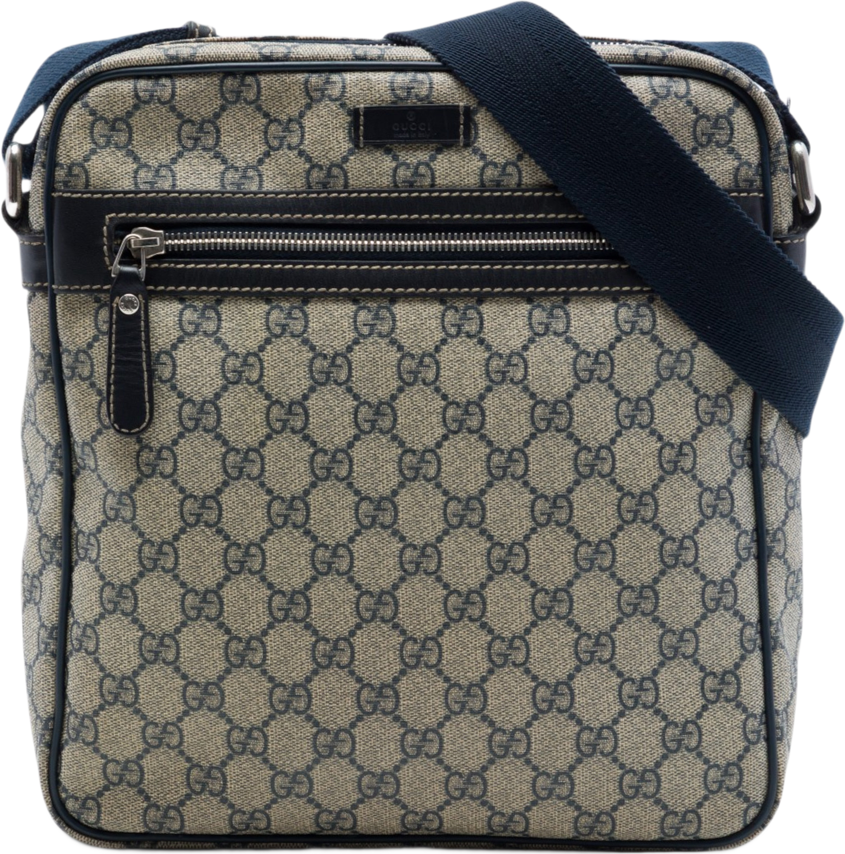 Gucci Gg Supreme Crossbody, från Luxclusif, i färgen beige.