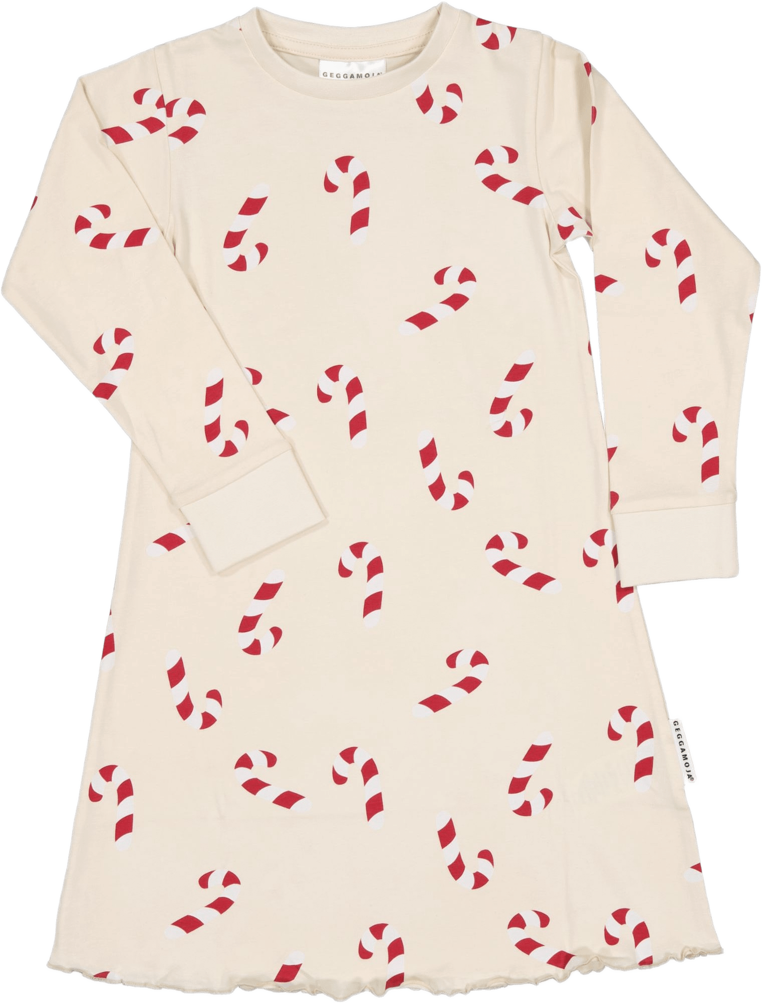 Nattlinne Polkagriskäppar, från Geggamoja, i färgen beige.