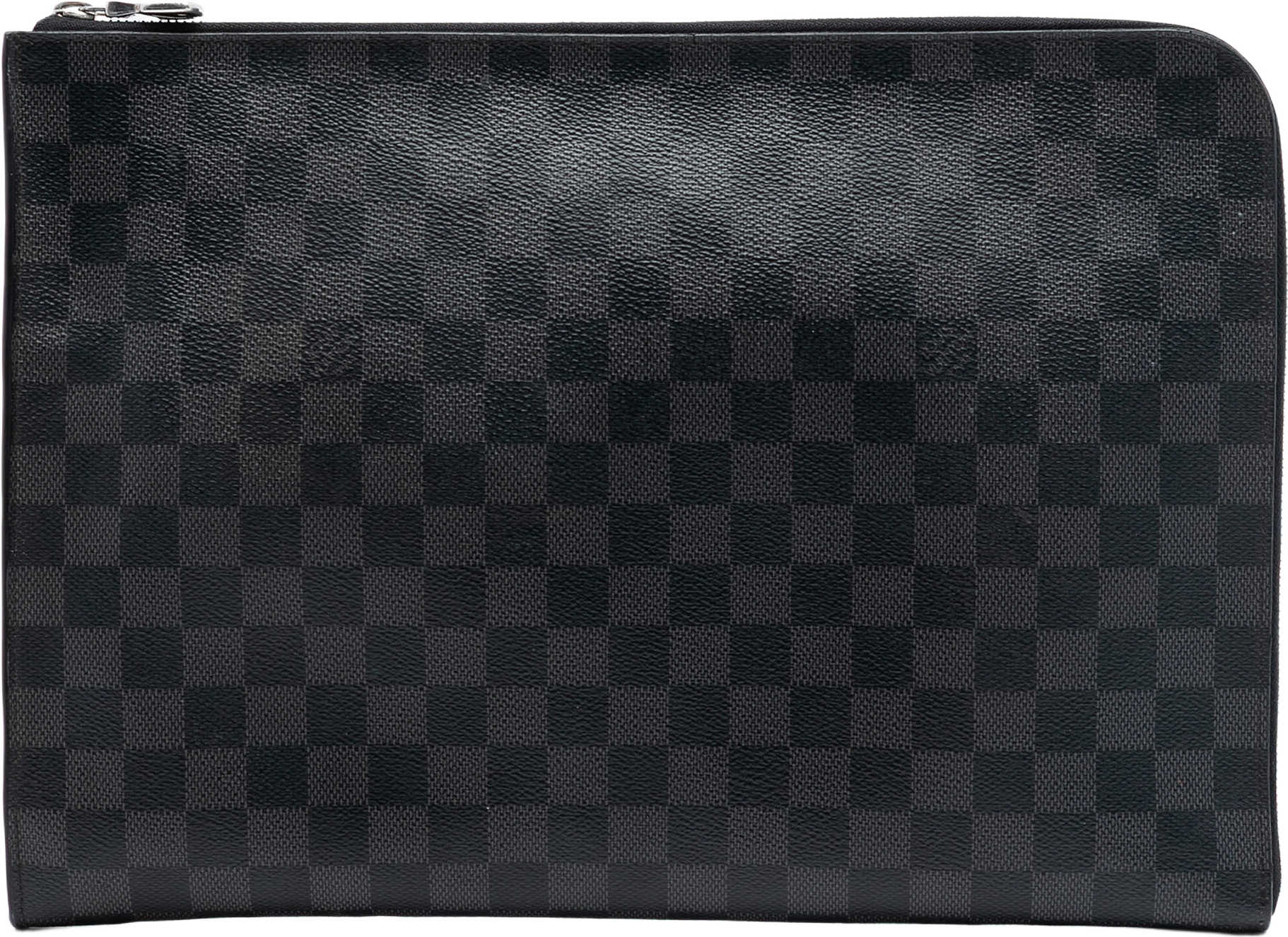 Louis Vuitton Damier Graphite Pochette Jour Gm, från Luxclusif, i färgen black.