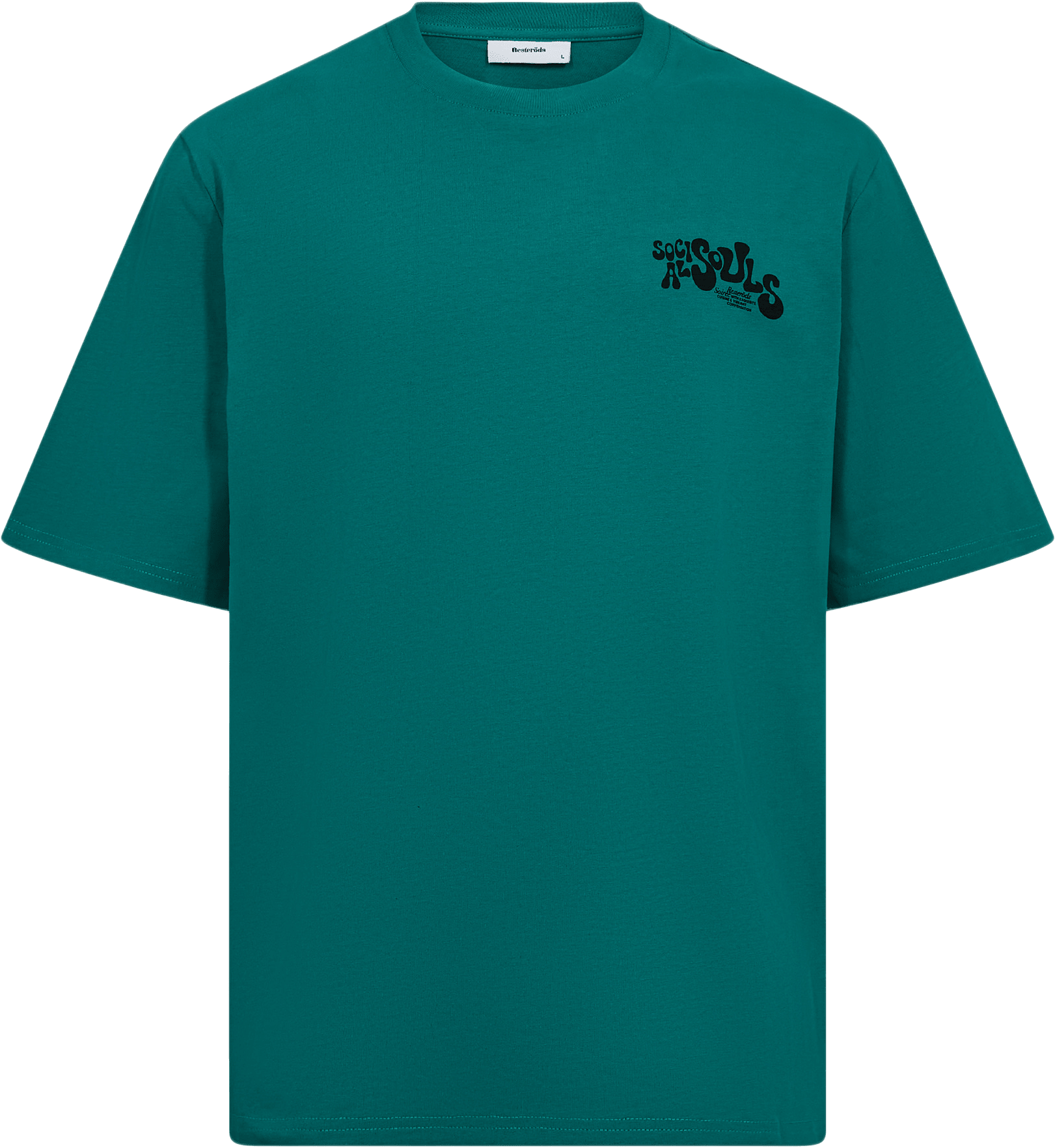 T-shirt Med Print Tas Bomull, från Resteröds, i färgen green.