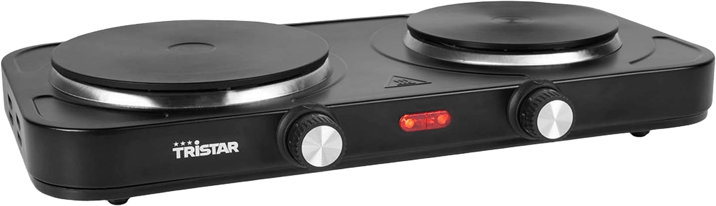 Kokplatta Dubbel 2500w - Kp-6152, från Tristar, i färgen svart.