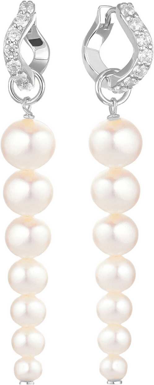 Örhänge Ponza Sette, från Sif Jakobs Jewellery, i färgen silver.