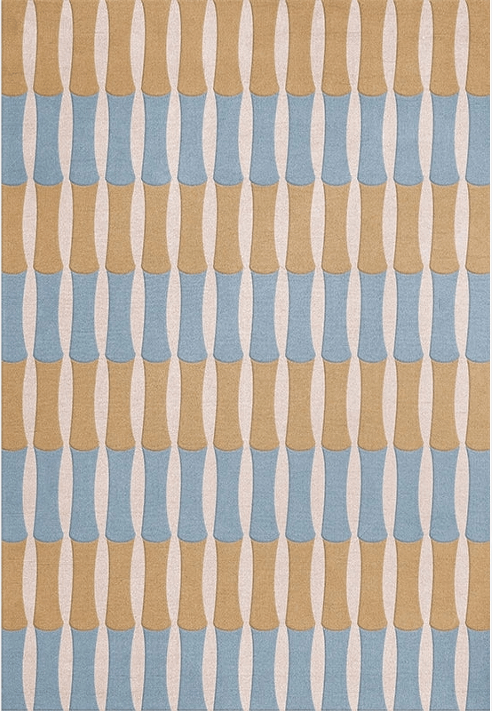 Alice Crawley Bamboo Ullmatta Forrest Blue, från Layered, i färgen forrest blue.