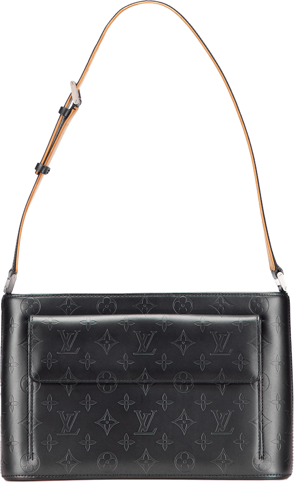 Louis Vuitton Monogram Mat Alston, från Luxclusif, i färgen dark gray.