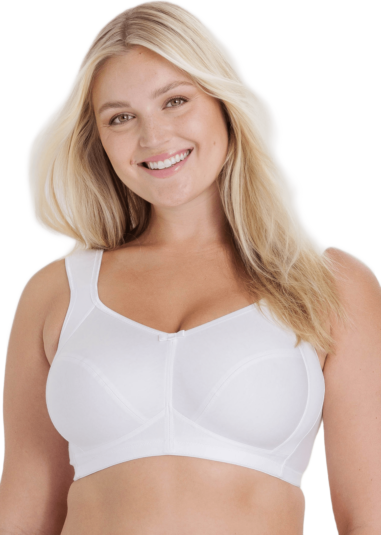 Cotton Divide Bh, från Miss Mary of Sweden, i färgen vit.