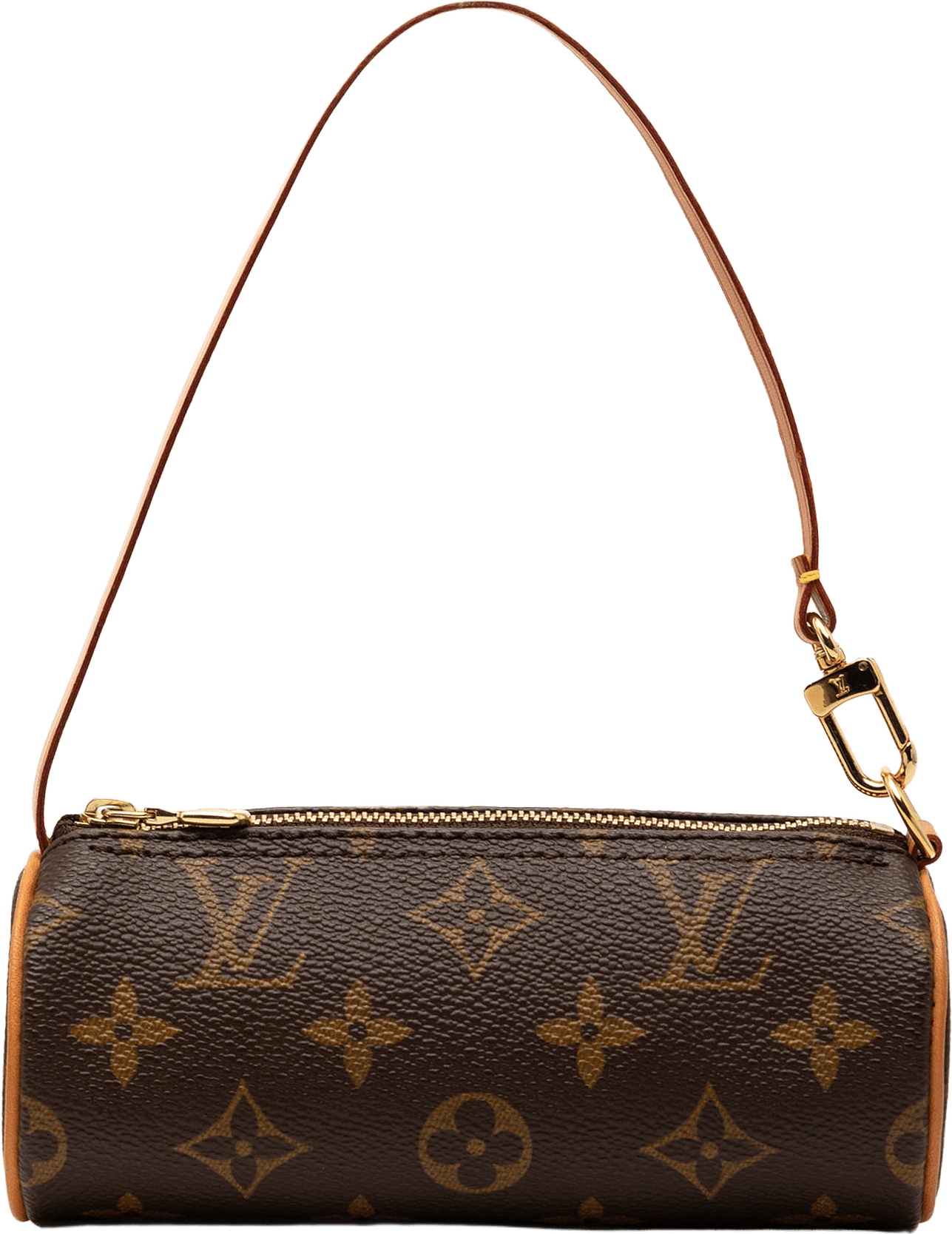 Louis Vuitton Monogram Papillon Pochette, från Luxclusif, i färgen brown.
