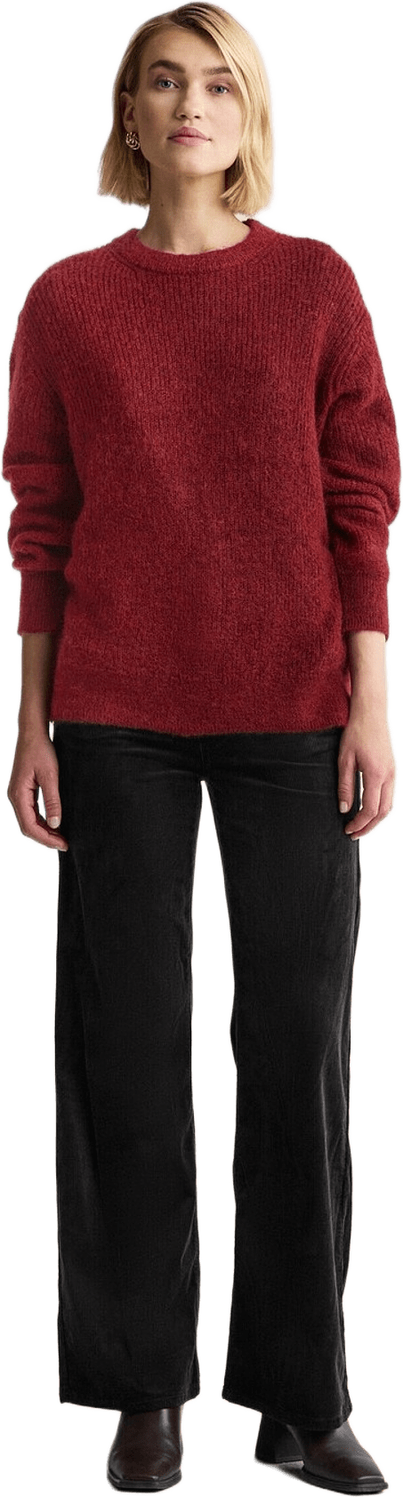 Byxa Cord Hedda, från Newhouse, i färgen svart.