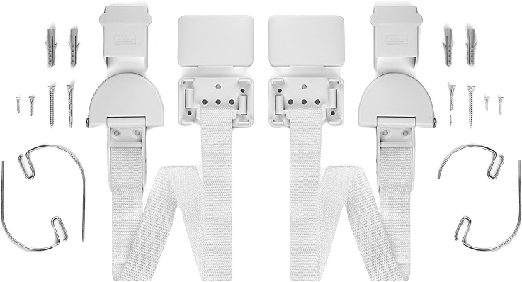 Möbelankare Safetystrap Malte Homesafety, från HomeSafety, i färgen white.