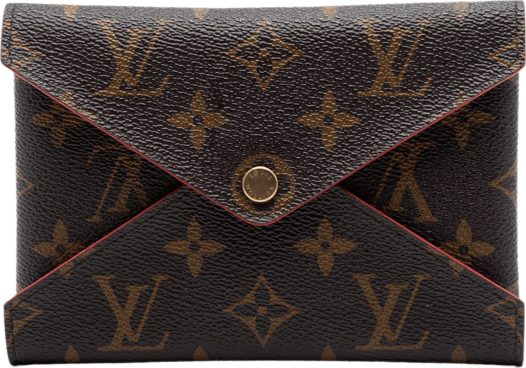 Louis Vuitton Monogram Pochette Kirigami Mm, från Luxclusif, i färgen brun.