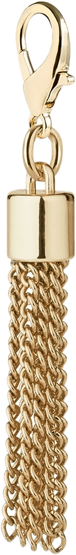 Charm Tassel Gold, från Ideal Of Sweden, i färgen gold.
