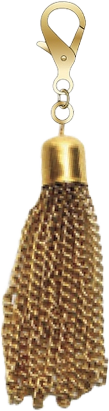 Charm Tassel Gold, från Ideal Of Sweden, i färgen gold.