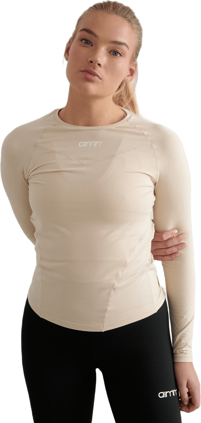 Café Au Lait Soft Basic Long Sleeve