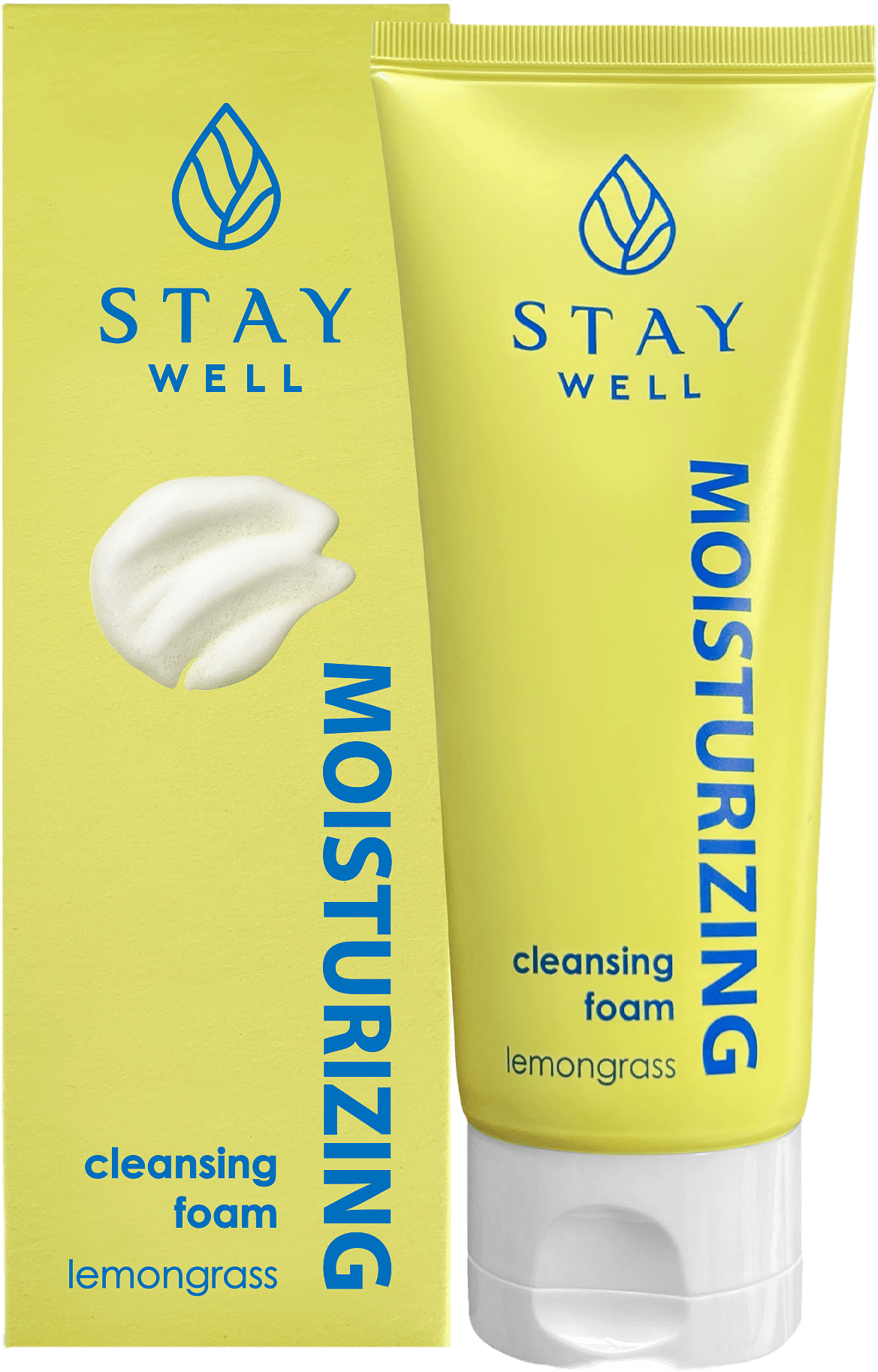 Moisturizing Cleansing Foam Lemon Grass, från Stay Well.