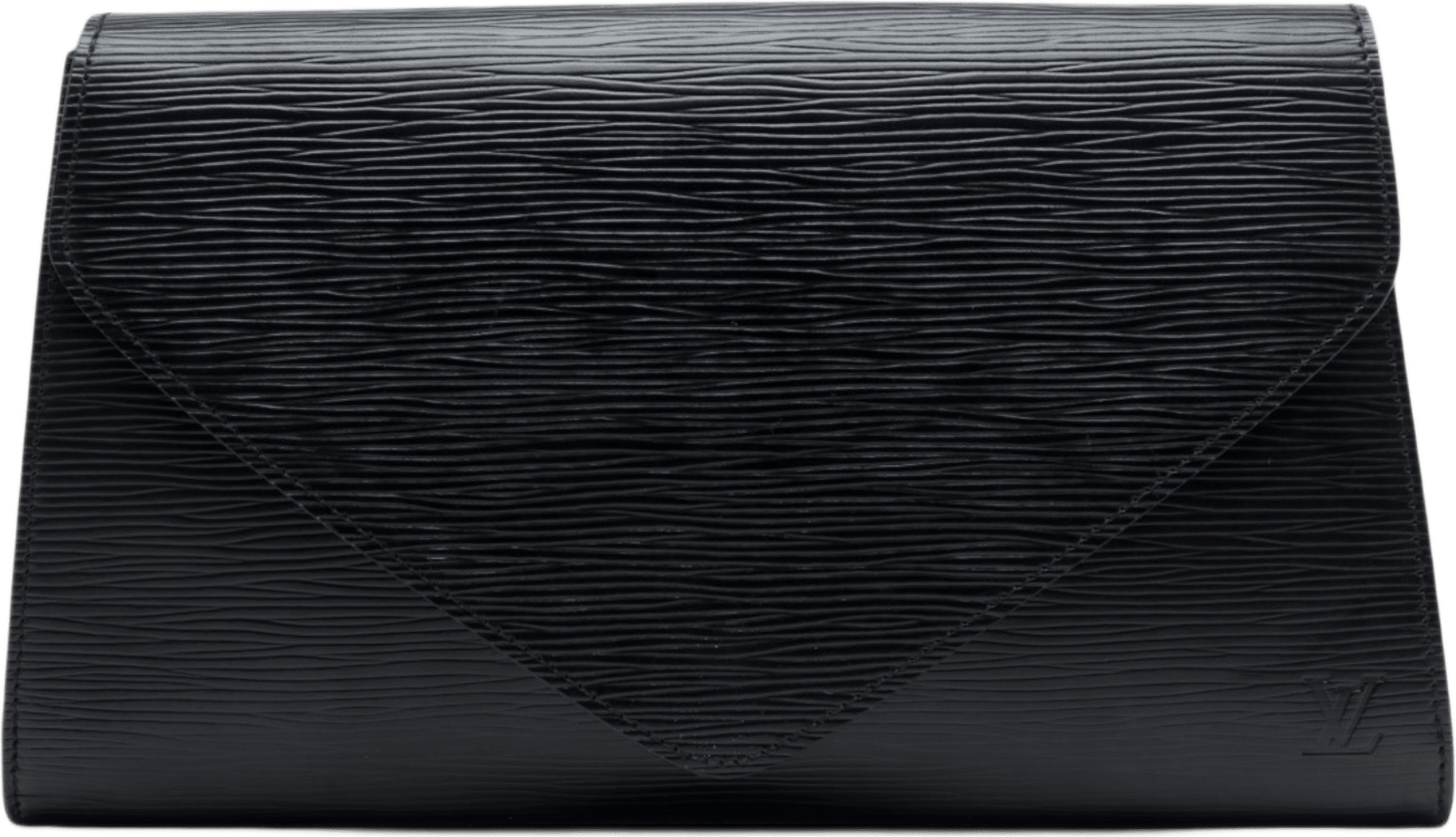 Louis Vuitton Epi Pochette Art Deco, från Luxclusif, i färgen svart.