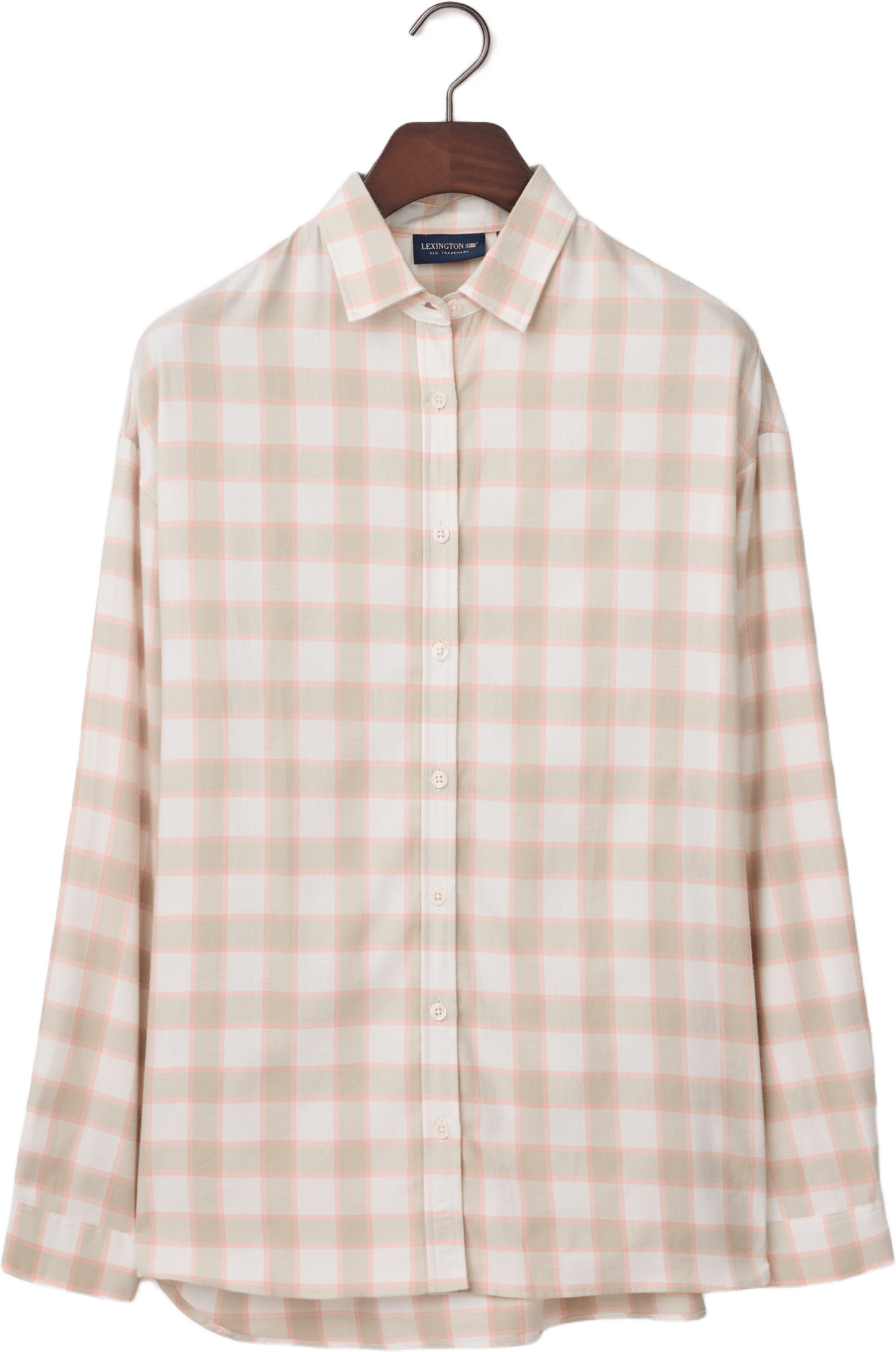 Oversized Organic Cotton Check Flannel Shirt