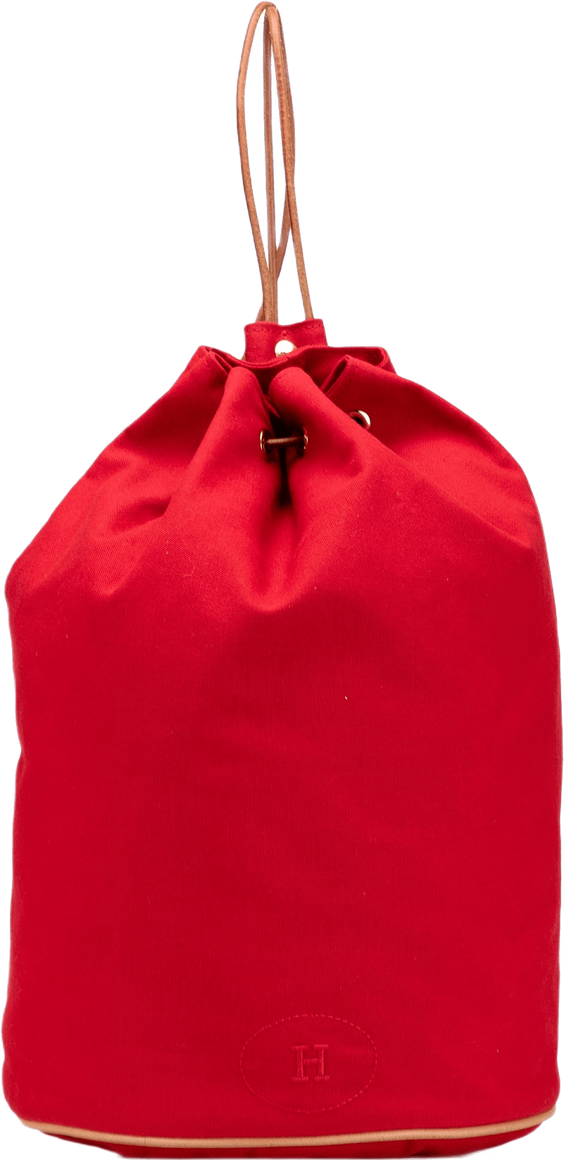 Hermès Polochon Mimile, från Luxclusif, i färgen red.
