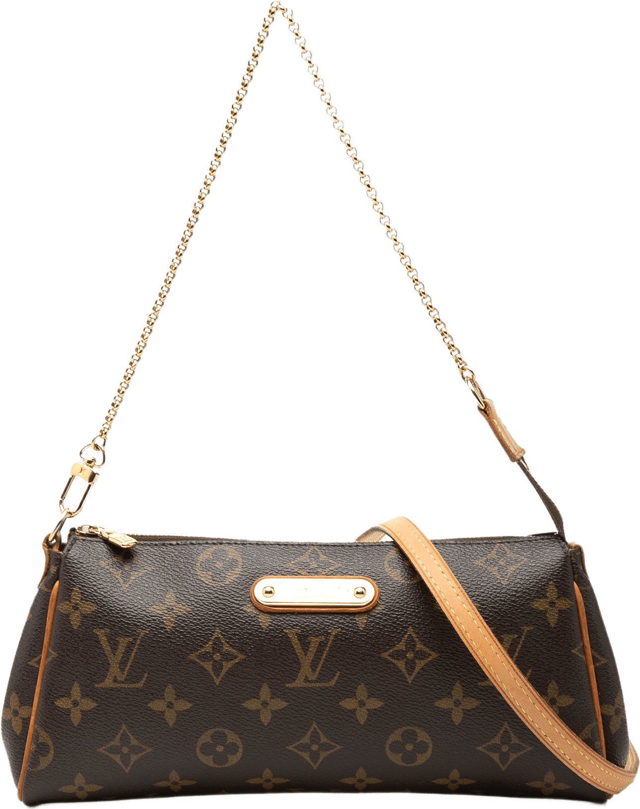 Louis Vuitton Monogram Eva, från Luxclusif, i färgen brun.