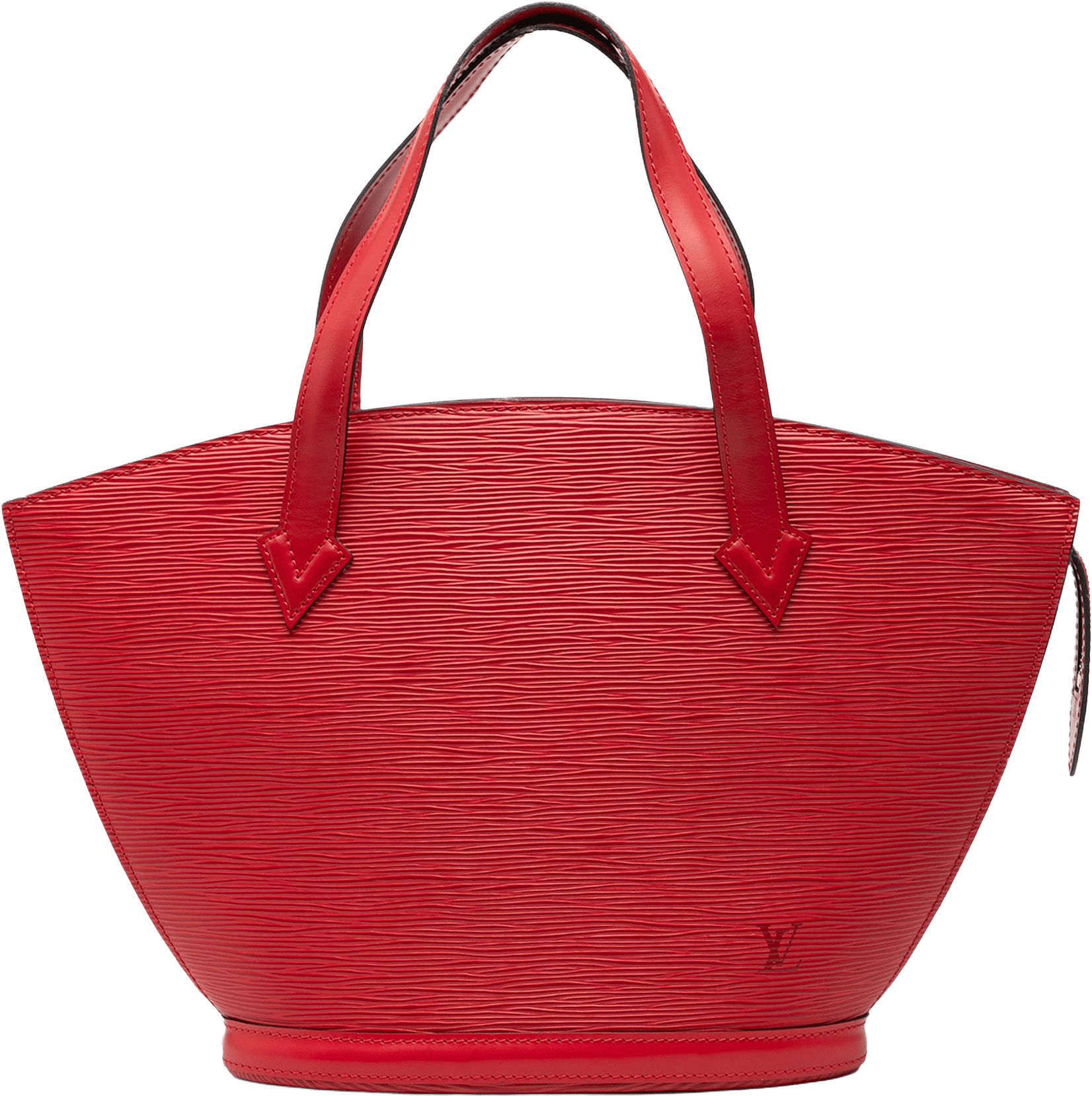 Louis Vuitton Epi Saint Jacques Pm Short Strap, från Luxclusif, i färgen red.