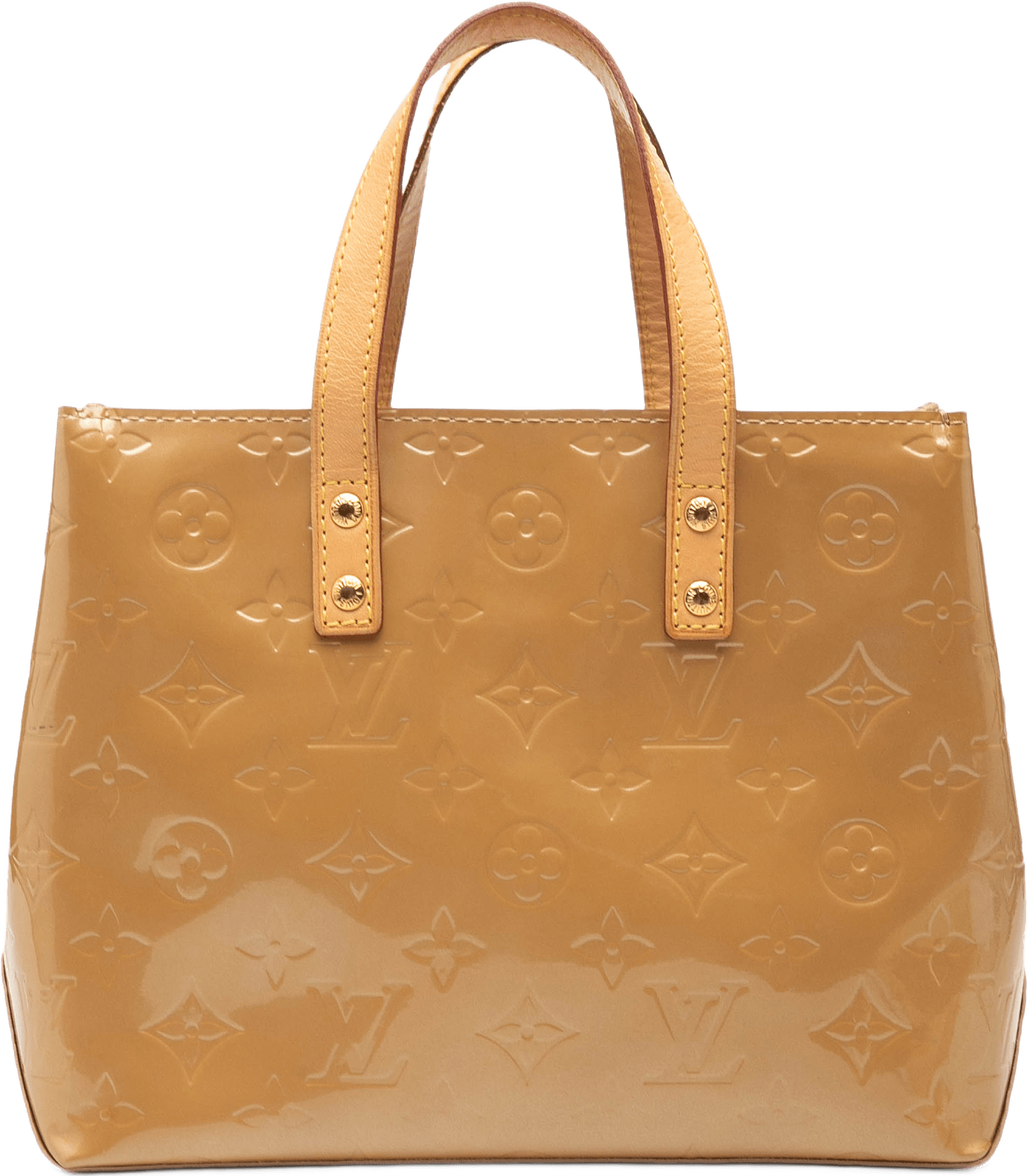 Louis Vuitton Monogram Vernis Reade Pm, från Luxclusif, i färgen brun.